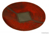 piatto Rosso tondo