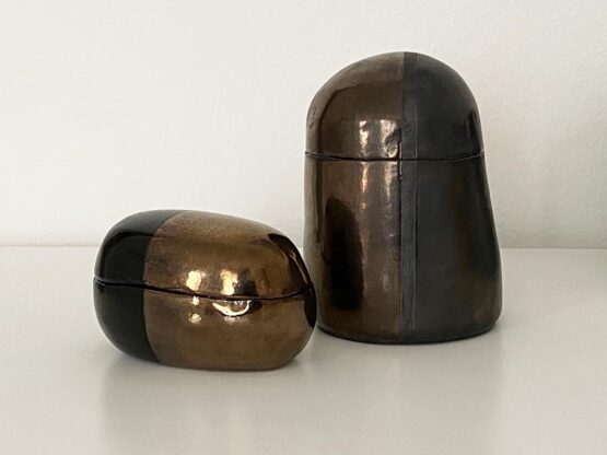 Scatole in ceramica smaltata